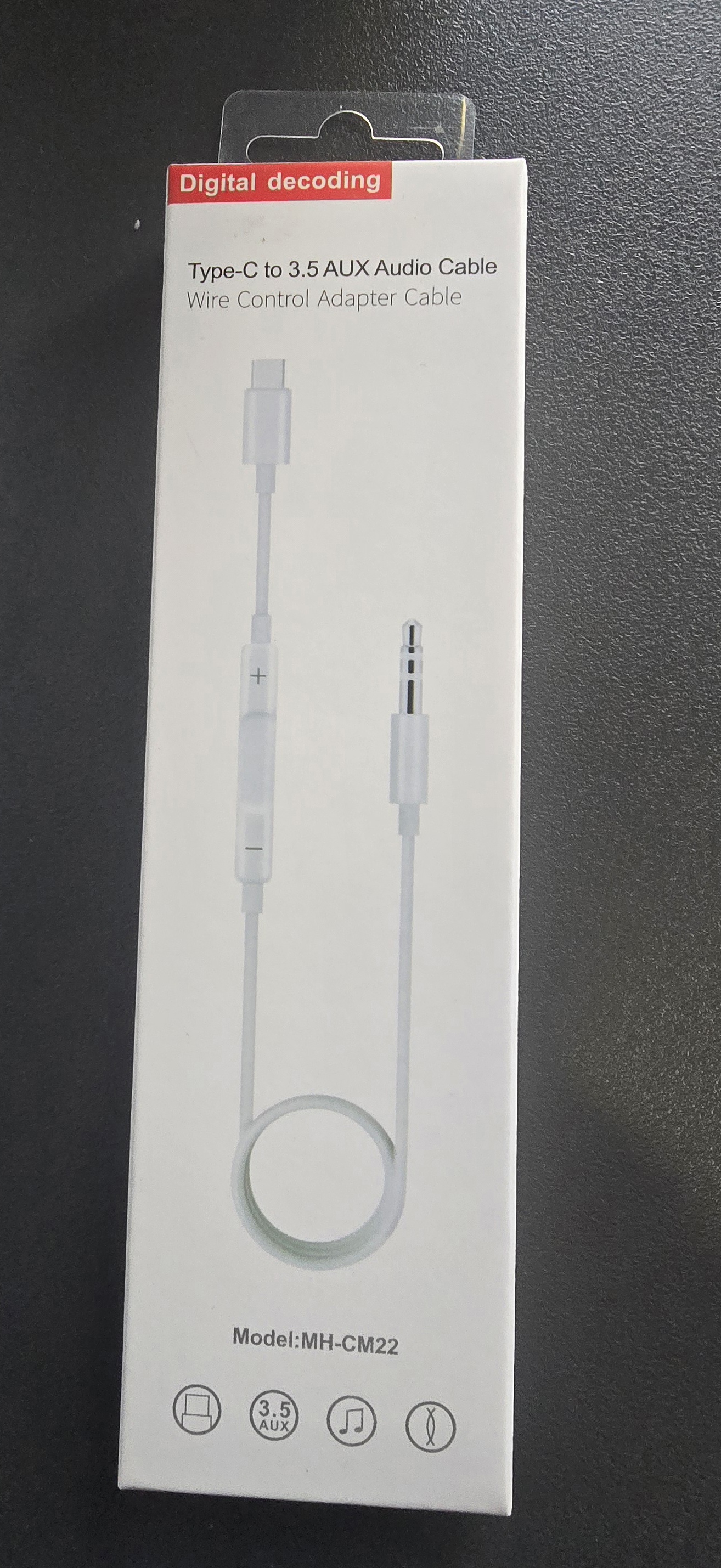 Aux cable audio Type C